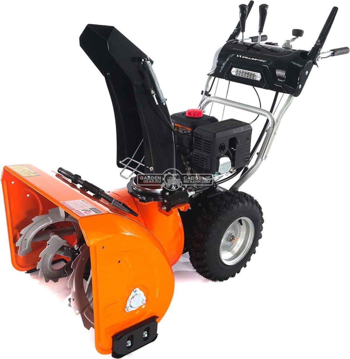 Снегоуборщик Villartec WB7066E MY2023 (PRC, 66 см, Loncin, 212 см3, эл/стартер 220В, фара, подогрев рукояток, скорости 6/2, 88 кг)