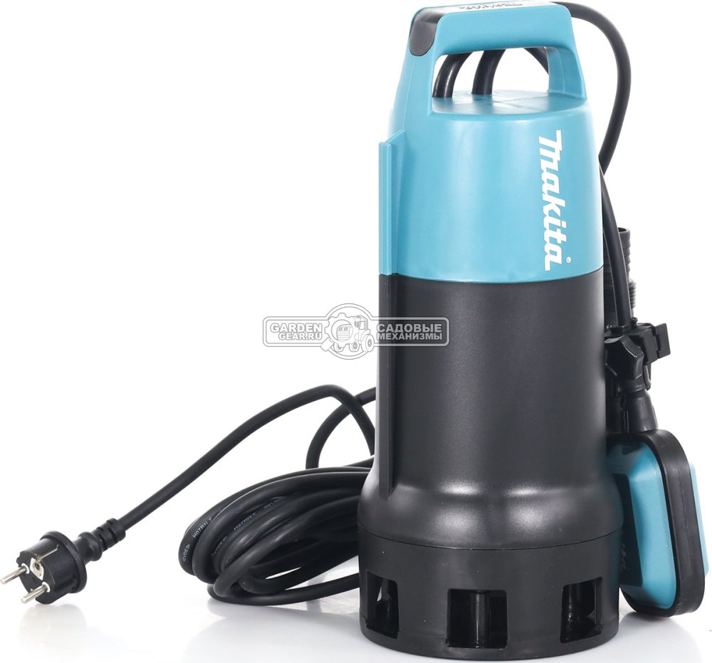 Дренажный насос для грязной воды Makita PF1010 (PRC,1100 Вт, 240 л\м, 10 м, 7.22 кг)