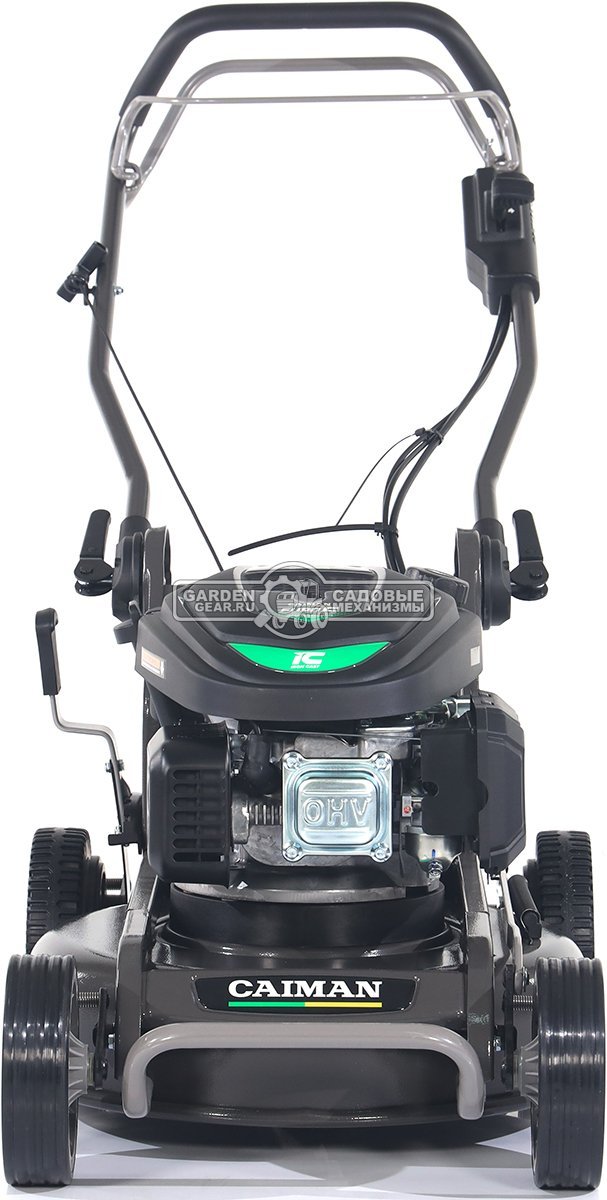 Газонокосилка бензиновая Caiman Fasto 50CT мульчирующая (RUS, 46 см, Caiman Green Engine, 166 см3, сталь, 40,4 кг.)