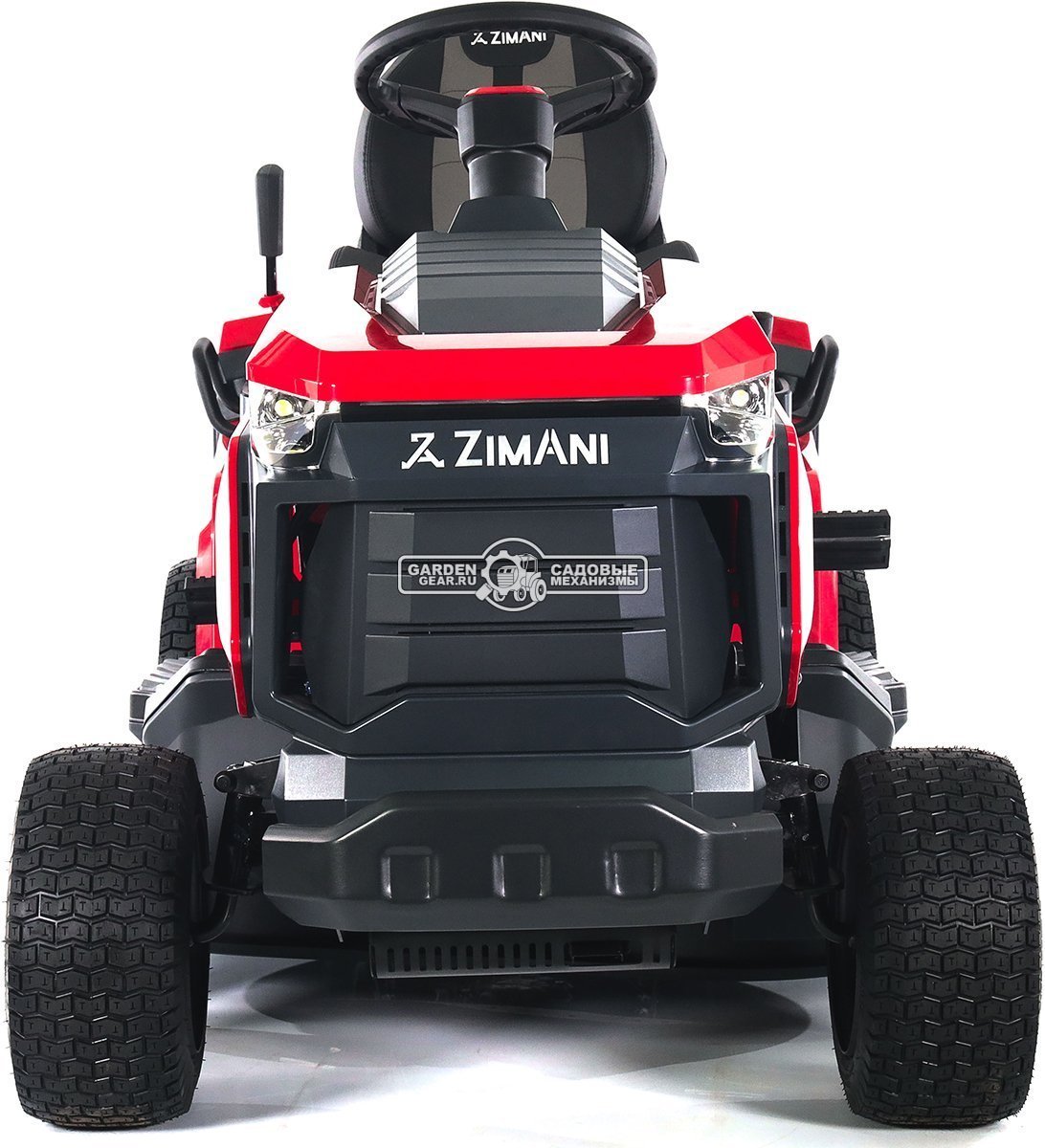 Садовый трактор ZimAni TC97HL + снегоуборщик роторный одноступенчатый ZimAni ST90-1 (PRC, Loncin 452 см3, гидростатика, LED панель, 190 кг)