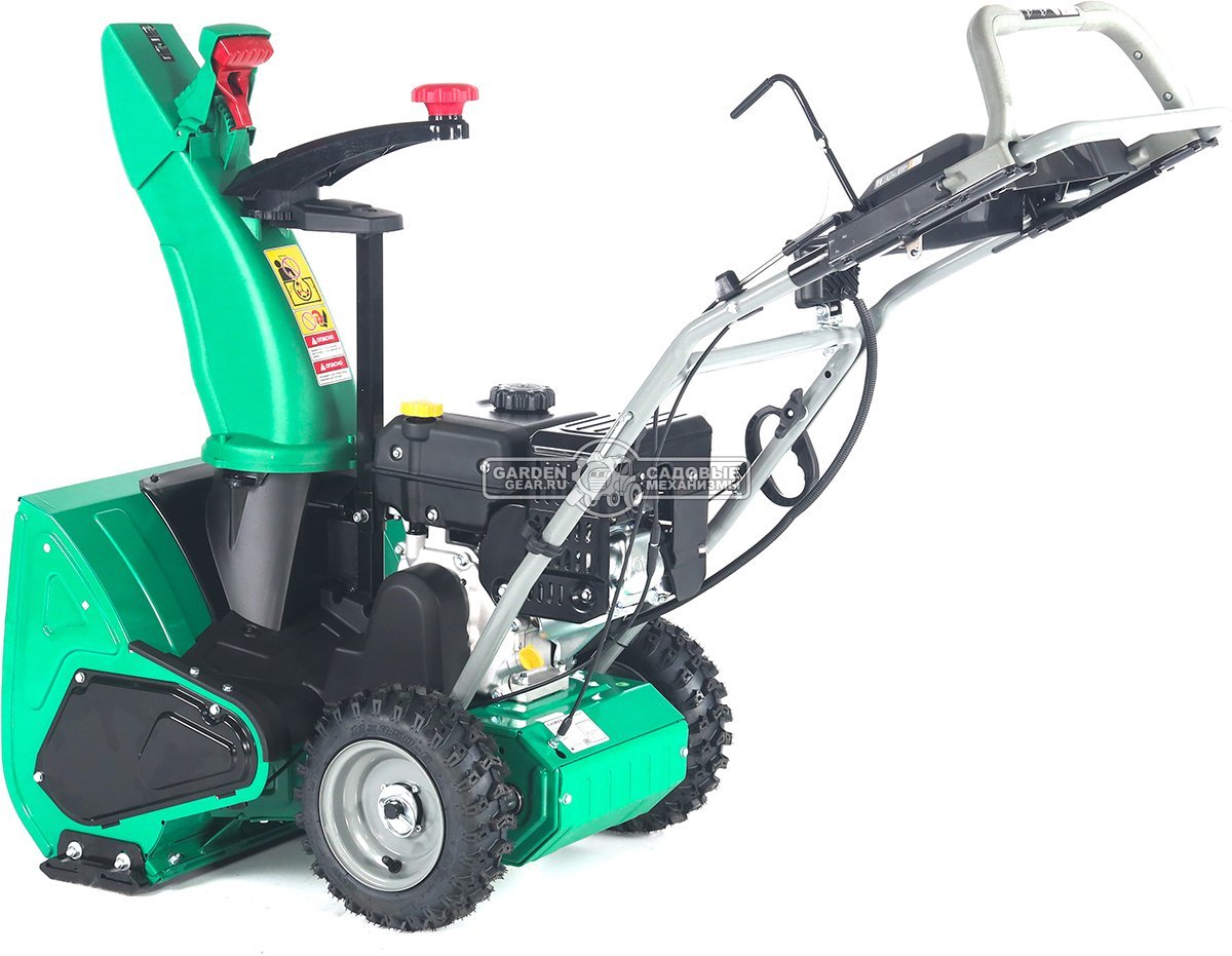 Снегоуборщик Caiman Go 24CT одноступенчатый (RUS, 60 см, Caiman Green Engine, 212 см3, резиновый ленточный шнек, 1 скорость, фара, 56 кг.)