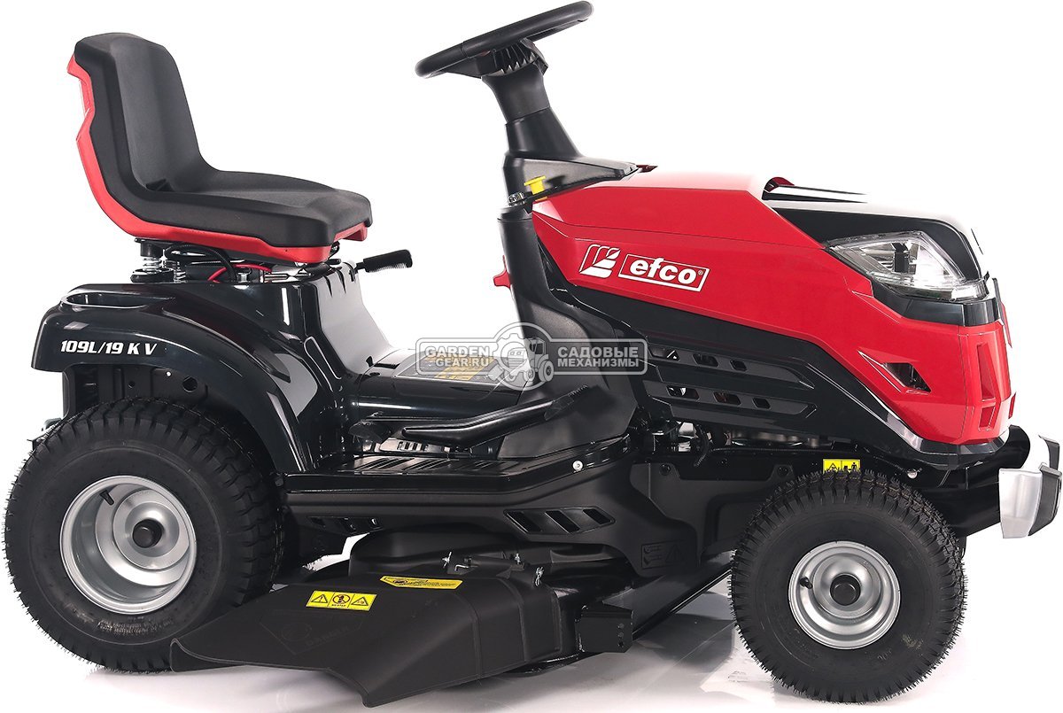 Садовый трактор Efco EF 109L/19 KV (PRC, Emak K 1900 V-Twin, 586 см3, 108 см, боковой выброс, гидростатика, 175 кг.)