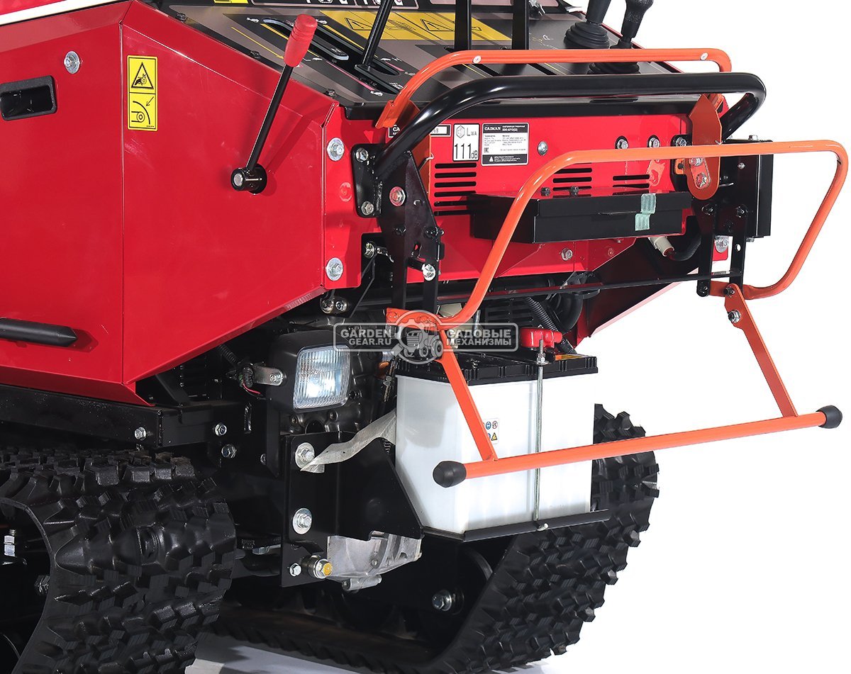 Снегоуборщик Caiman Edo 43YD(22) гусеничный дизельный (JPN, 111 см, Yanmar 1116 см3, аккумулятор 12В, гидростатическая трансмиссия, LED фара, 750 кг)