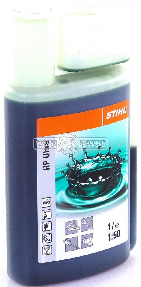 Масло 2-тактное Stihl HP Ultra синтетическое с дозатором 1 л.