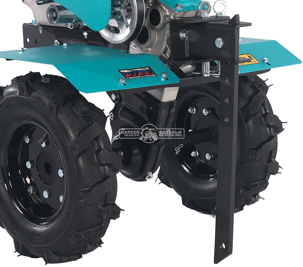 Мотоблок Steviman MT-100 (RUS, колеса 4,00х8, EST 212 см3, 85 см, 2 вперед/1 назад, шкив, 70 кг)