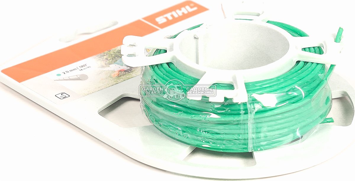 Леска триммерная Stihl 2,0 мм., витая, бесшумная 14 м.
