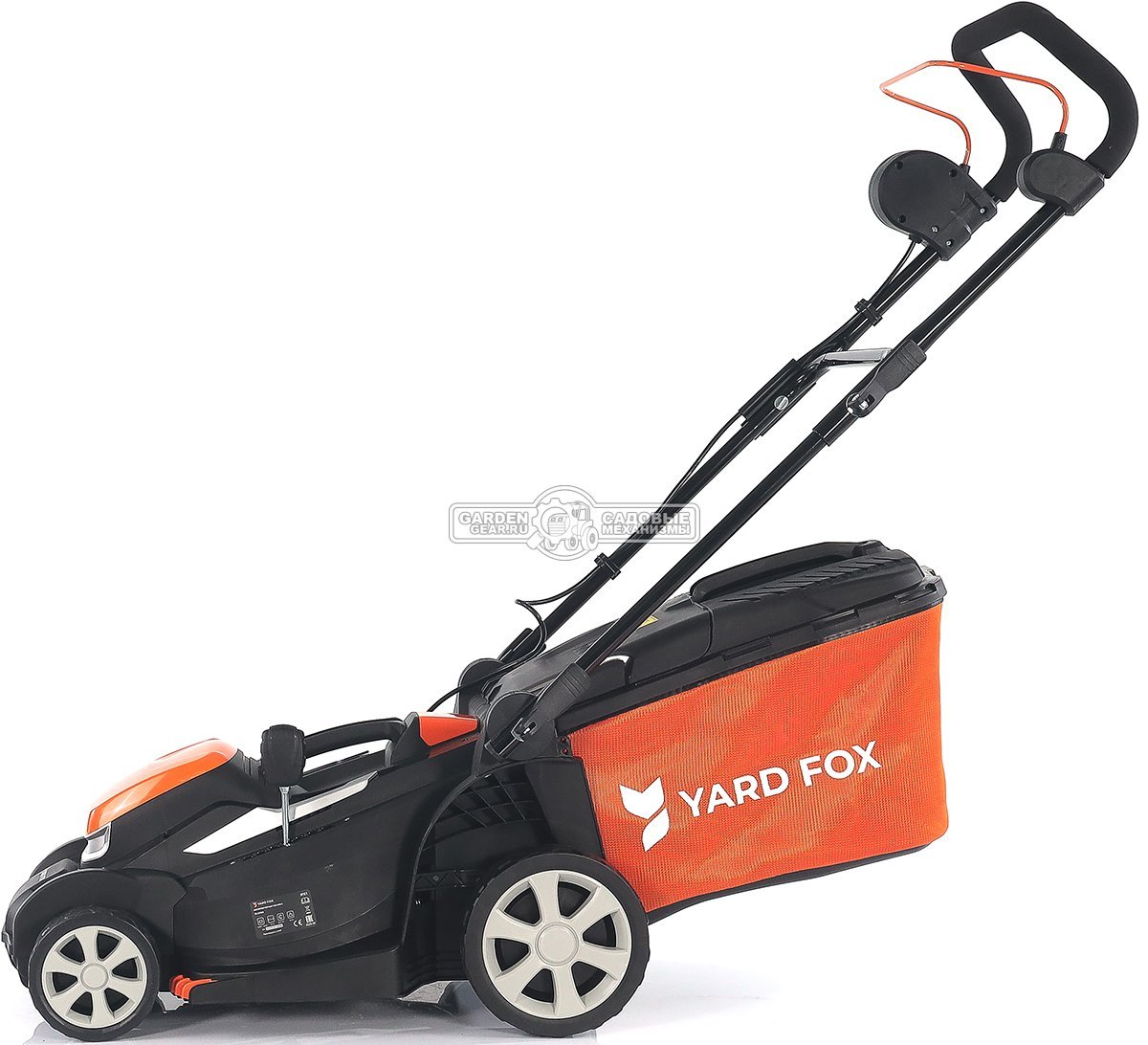 Газонокосилка аккумуляторная Yard Fox EL3435B SET с АКБ 2.5 А/ч и ЗУ (PRC, BL 40В, пластик, 34 см, 35 л, 8 кг)