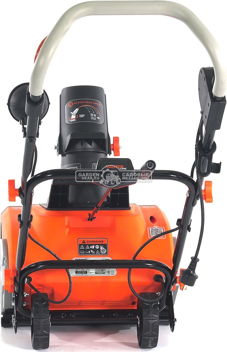 Снегоуборщик электрический Daewoo DAST 2600E (PRC, 46 см., 2600 Вт., LED фара, 15,5 кг.)