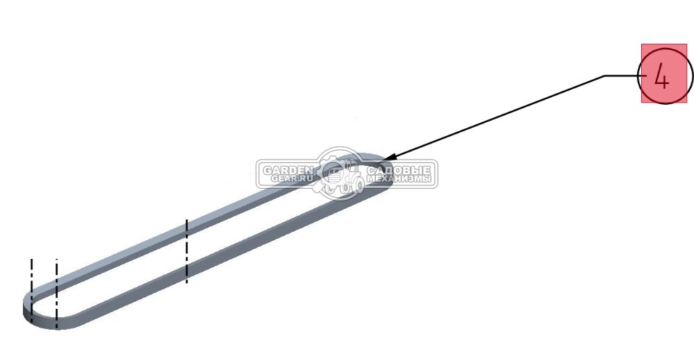 Ремень привода хода SABO SAU22132 для 51-A Classic