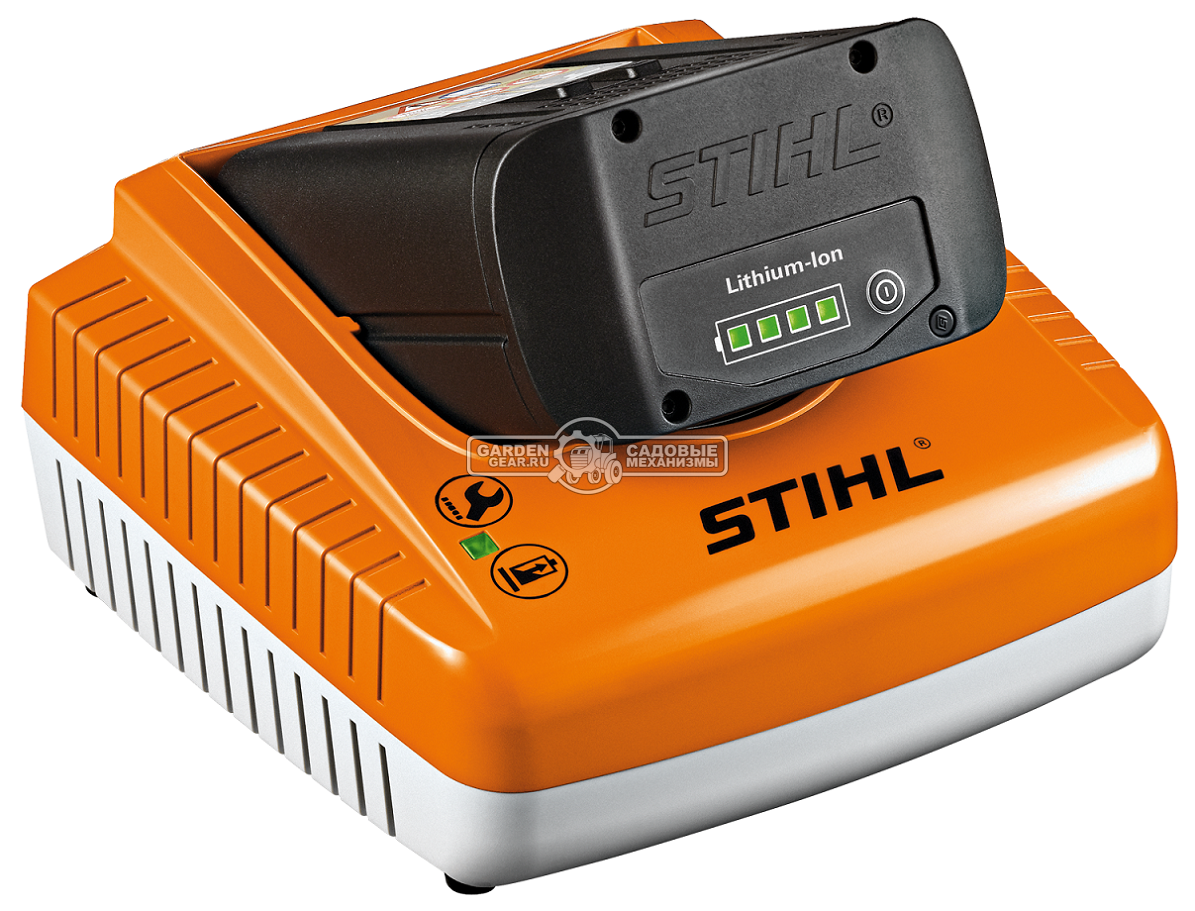 Зарядное устройство Stihl AL 300 для быстрой зарядки аккумуляторов AK, АР и и AR (GER, LED индикатор заряда, 6,5 А., 1,2 кг.)