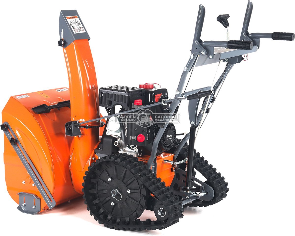 Снегоуборщик ZimAni ST424E PRO гусеничный (PRC, 61 см, LCT Storm Snow Force, 208 см3, скорости 6/2, фара, эл/стартер 220, 89 кг)