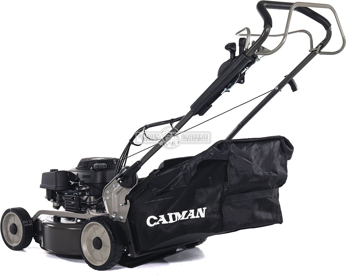 Газонокосилка бензиновая Caiman Ferro 55CLV (RUS, 55 см, Caiman Green Engine, 196 см3, сталь, вариатор, 4 в 1, 70 л, 50 кг)