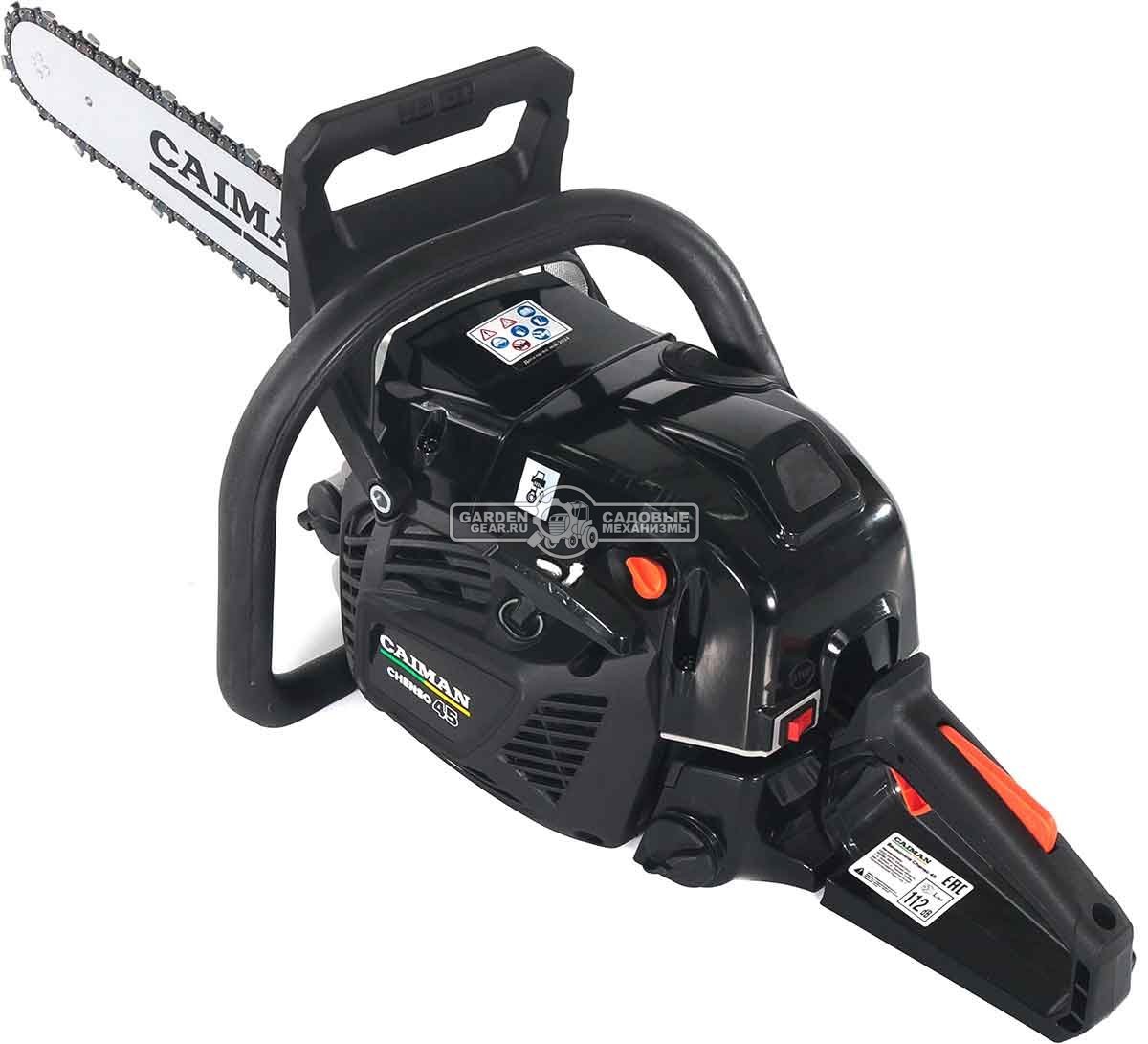 Бензопила Caiman Chenso 45-16 SL16 Decompressor (2 в 1) (RUS, 47 куб.см., 2,0 кВт/2,7 л.с., 0,325", 1,5 мм, 66E, 5,6 кг.)