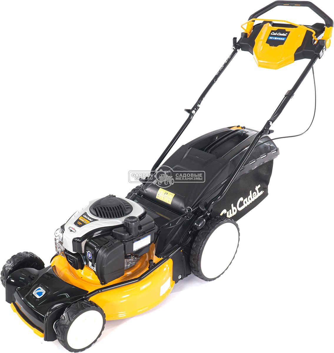 Газонокосилка бензиновая Cub Cadet LM3 CR46S (HUN, 46 см., B&S 575EX, 140 куб.см., сталь, 60 л., вариатор MySpeed, 4 в 1, 34 кг.)