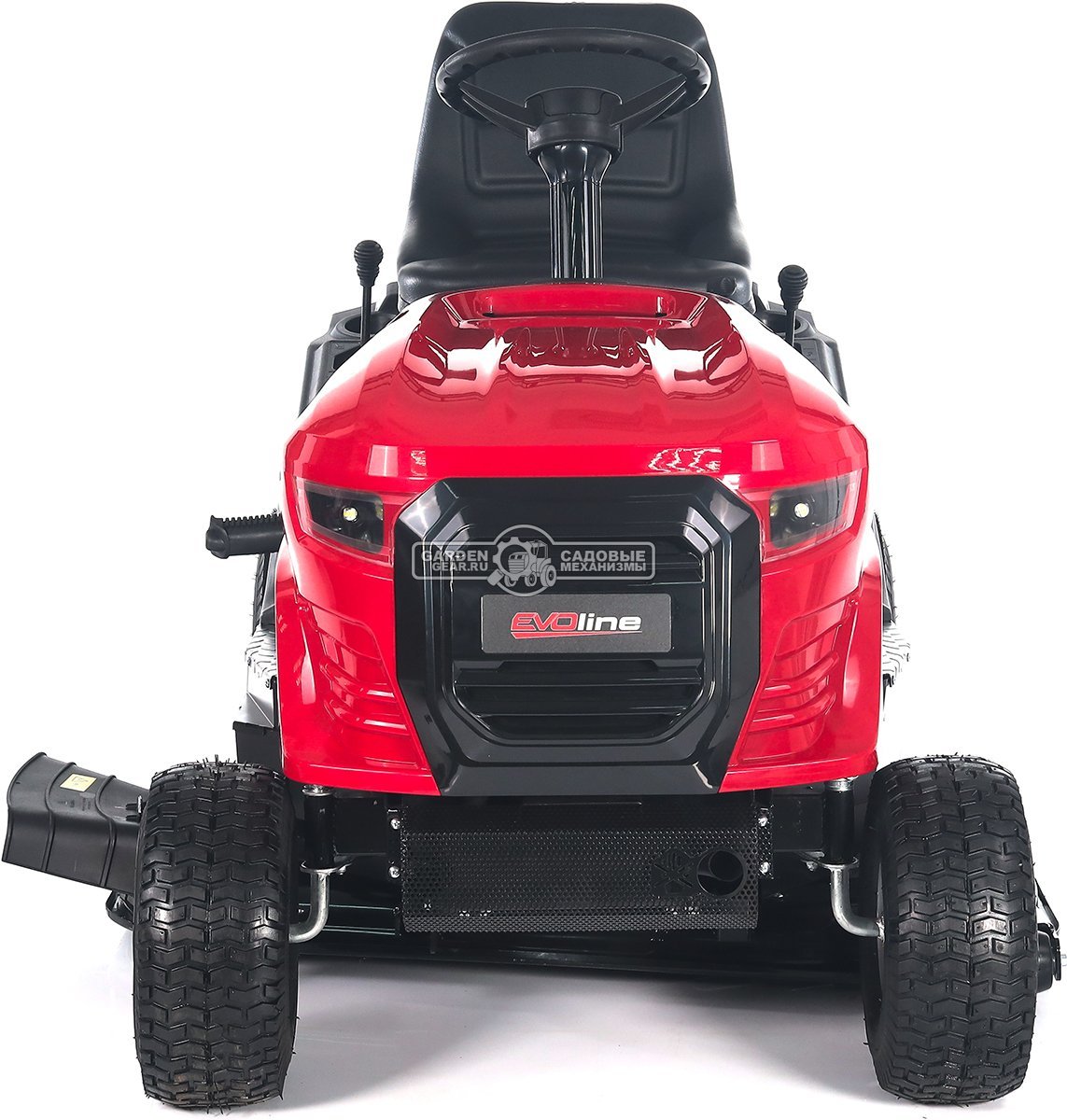 Садовый трактор Evoline TRG 107 H (PRC, Loncin, 546 куб.см., механика 5+1, ширина кошения 107 см., боковой выброс, 178 кг.)