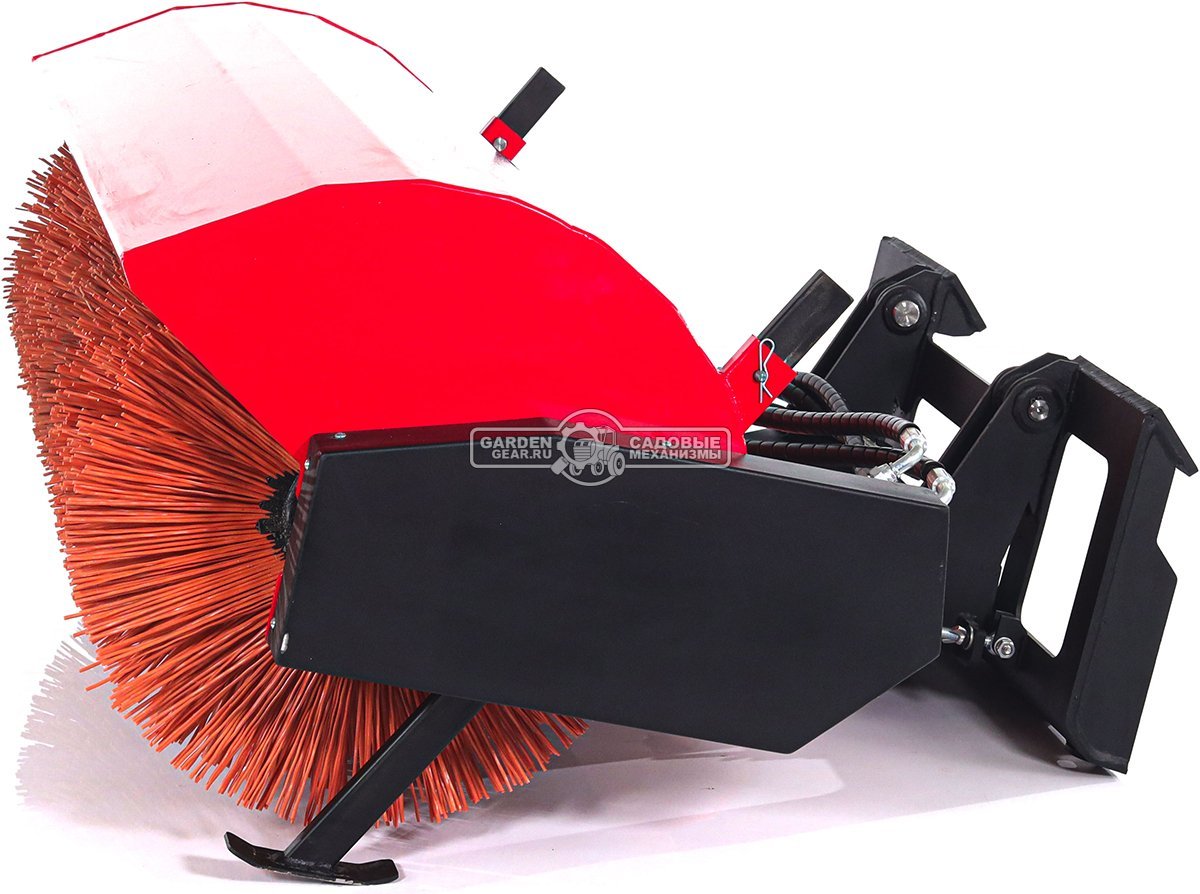 Мини-погрузчик шарнирно сочленённый RED RBF-03 + щетка коммунальная (Zongshen GB750EFI 30 л.с., до 700 кг., ковш 150 л., 1270 кг.)