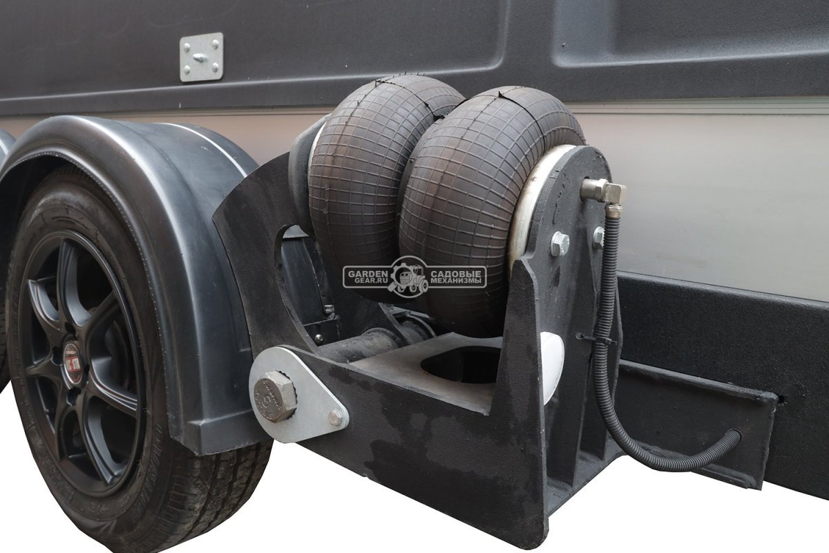 Прицеп с опускающейся платформой на пневмоподвеске Baltic Mechanic Polygon-City PC 750 Спарка для перевозки спецтехники, пневмолифт, крышка, 3500x1500