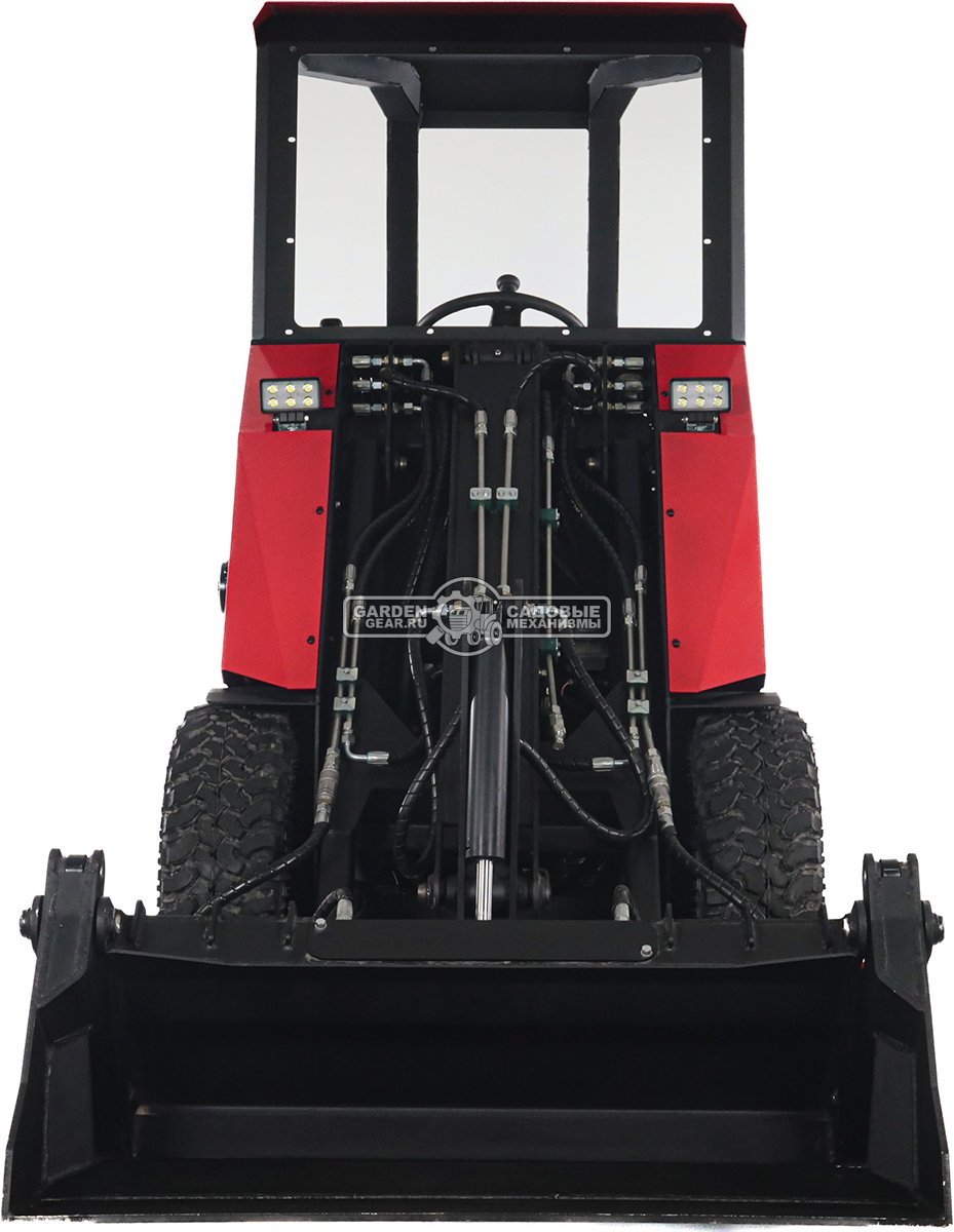 Ковш челюстной RED 130 см. для мини-погрузчика, 170 кг.