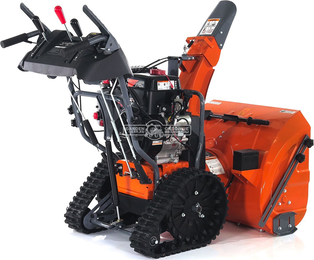 Снегоуборщик ZimAni ST430 RapidTraсk Quattro Auger (PRC, 76 см, LCT Snow Storm 414 см3, эл/стартер от АКБ, фара, AutoTurn, скорости 6/2, 124,5 кг.)