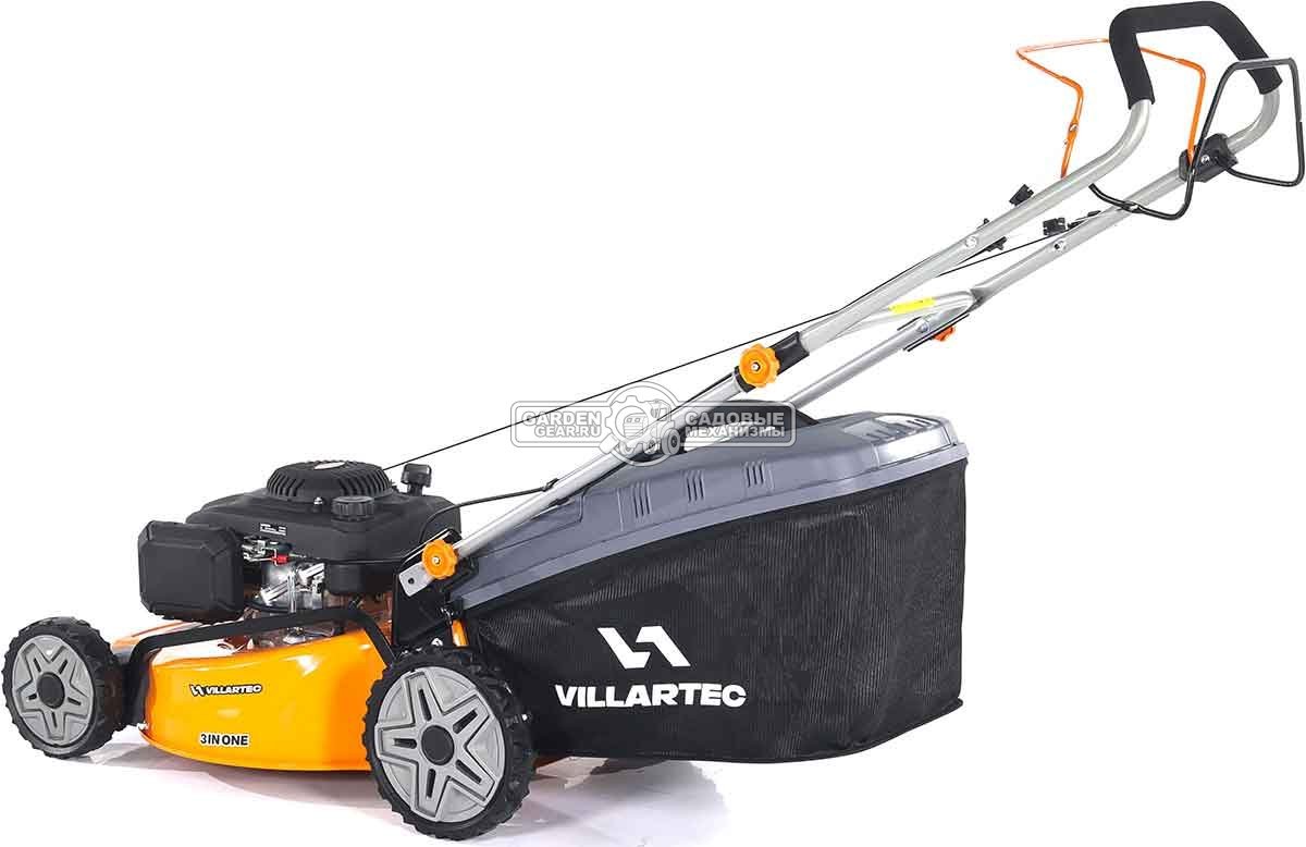 Газонокосилка бензиновая Villartec MB 3751T Country (PRC, 51 см, Loncin Ready Start, 166 см3, сталь, 3 в 1, 65 л, 33.3 кг)