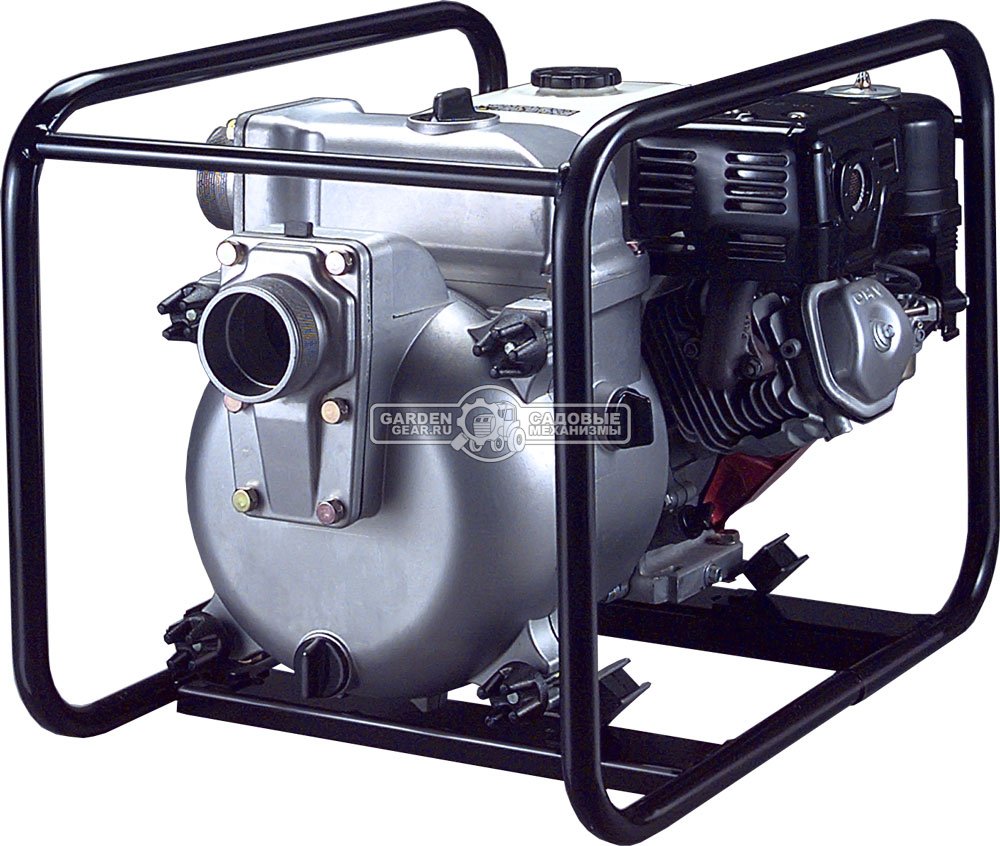 Мотопомпа бензиновая Koshin KTH-80X для грязной воды (PRC, Honda, 242 куб.см., 1340 л/мин, 3&quot;, 27 м, 63 кг.)