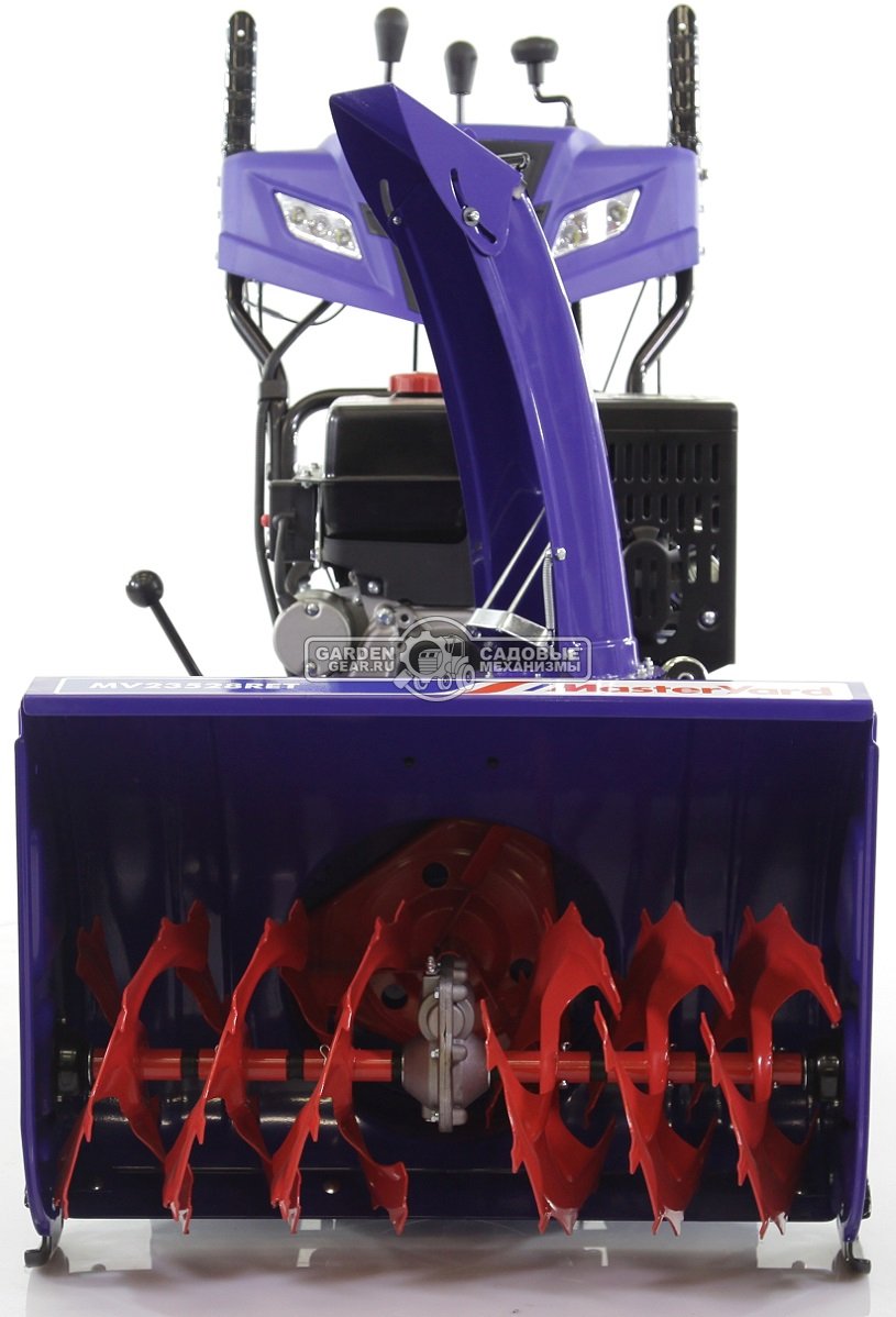 Снегоуборщик MasterYard MV 23528RET гусеничный (PRC, 71 см, MasterYard, 375 см3, эл/стартер 220В, фара, скорости 6/2, 118 кг)
