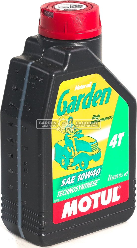Масло всесезонное 4-тактное Motul Garden 4T 10W40 1 л синтетическое