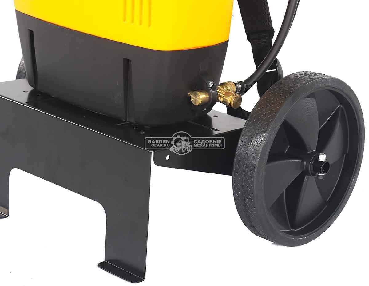 Опрыскиватель аккумуляторный Volpi Elettrolithium 10 BAR 15L CAR с тележкой (ITA, Li-Ion 12В, 8 А/ч, 15 л, 10 Бар, 14 кг)