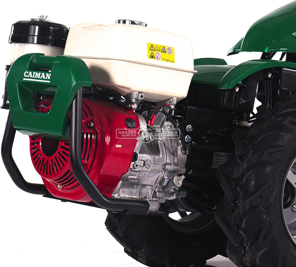 Мотоблок Caiman Atletico 340PT (ITA, Honda GX390, 389 куб.см., дифференциал, колеса 5.00х10, тормоза, 3 вперед + 3 назад, 116 кг.)