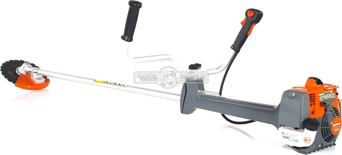 Бензиновый кусторез Holzfforma FF450 (PRC, 44.3 см3, 2.1 кВт/2.9 л.с., диск 24 зуба, нож 3T, леска 3.0 мм AutoCut 46-2, 8.0 кг)