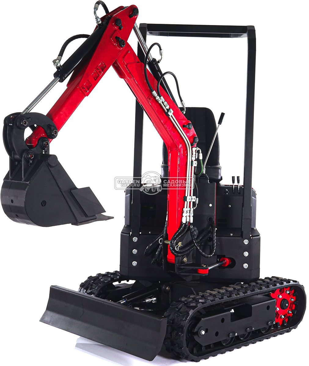 Гусеничный полноповоротный экскаватор RED LC-01 Lifan 15 л.с., глубина копания 1,6 м., 771 кг.