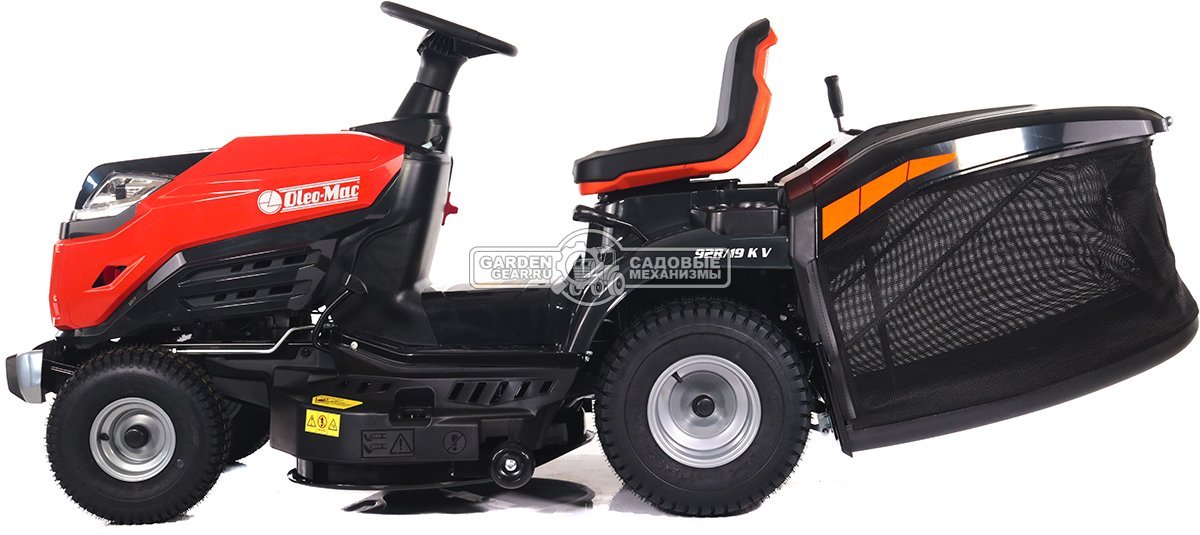 Садовый трактор Oleo-Mac OM 92R/19 KV (PRC, Emak K 1900 V-Twin, 586 см3, 92 см., гидростатика, травосборник 300 л., 198 кг.)