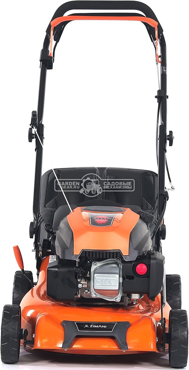 Газонокосилка бензиновая ZimAni LC142B (PRC, 42 см, 145 см3, Quattro Blade, 45 л, 23 кг)