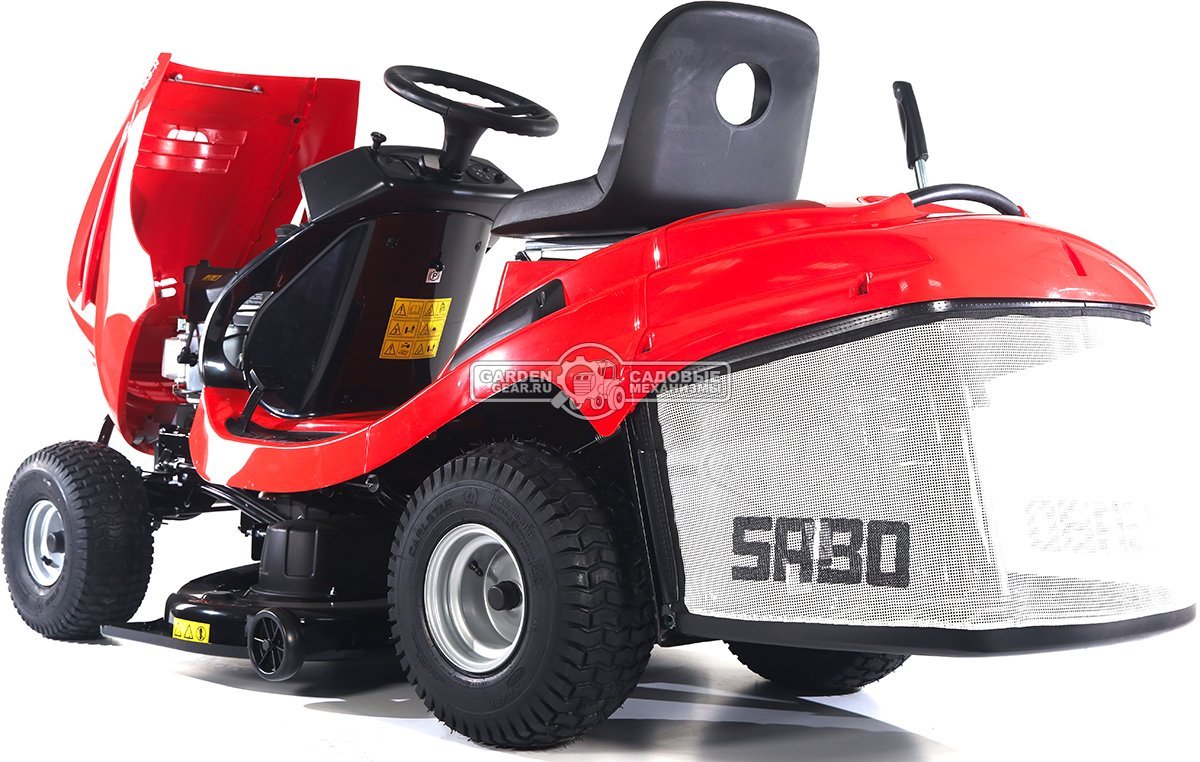 Садовый трактор SABO 103-H (GER, Sabo V-Twin, 708 куб.см., гидростатика, травосборник 250 л., ширина кошения 102 см, 242 кг.)