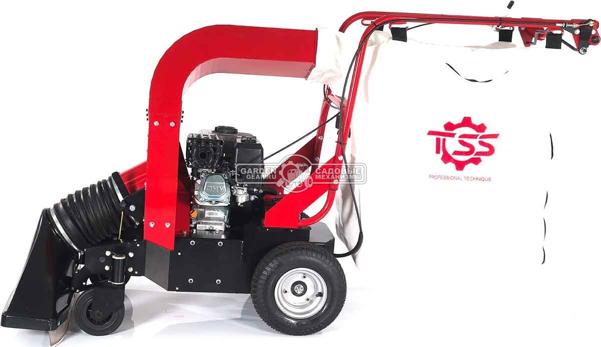 Садовый пылесос бензиновый TOSS LV-200 самоходный (RUS, 74 см., Zongshen GB200, мусоросборник 260 л., 101 кг.)