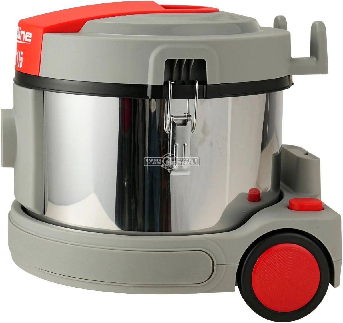 Пылесос промышленный Evoline DVC 115 для сухой уборки (PRC, 1.0 кВт, 2760 л/мин, 180 мбар, контейнер 15 л, шланг 2.5 м, 8.8 кг)