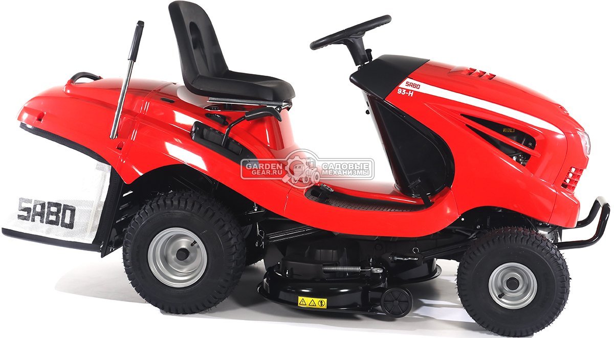 Садовый трактор SABO 93-H (GER, Sabo V-Twin, 708 куб.см., гидростатика, травосборник 250 л., ширина кошения 95 см, 237 кг.)