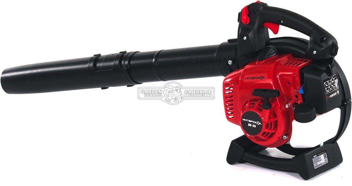 Воздуходувка бензиновая Интерскол ВБ 28 (PRC, 27.6 куб.см., 1.1 л.с., 752 м3/ч, 74 м/с, 4.5 кг)
