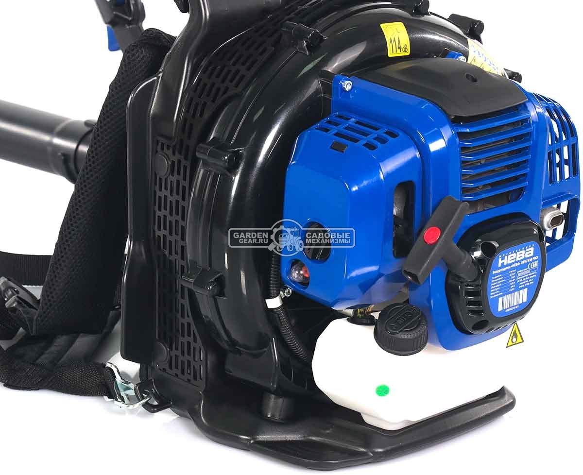 Воздуходувка бензиновая ранцевая Нева GBV753R PRO (PRC, 52.8 см3, 2.5 л.с., 1450 м3/час, Easy Start, 9 кг)