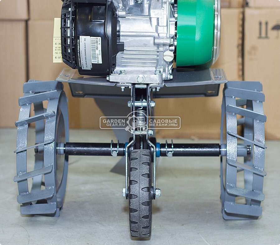 Мотоблок Caiman Vario 60S Plow TWK+ (FRA, Subaru EP 17 OHC, 169 куб.см., 2 вперед/1 назад, 60-90 см., колеса - 4.0-8, 123 кг.)