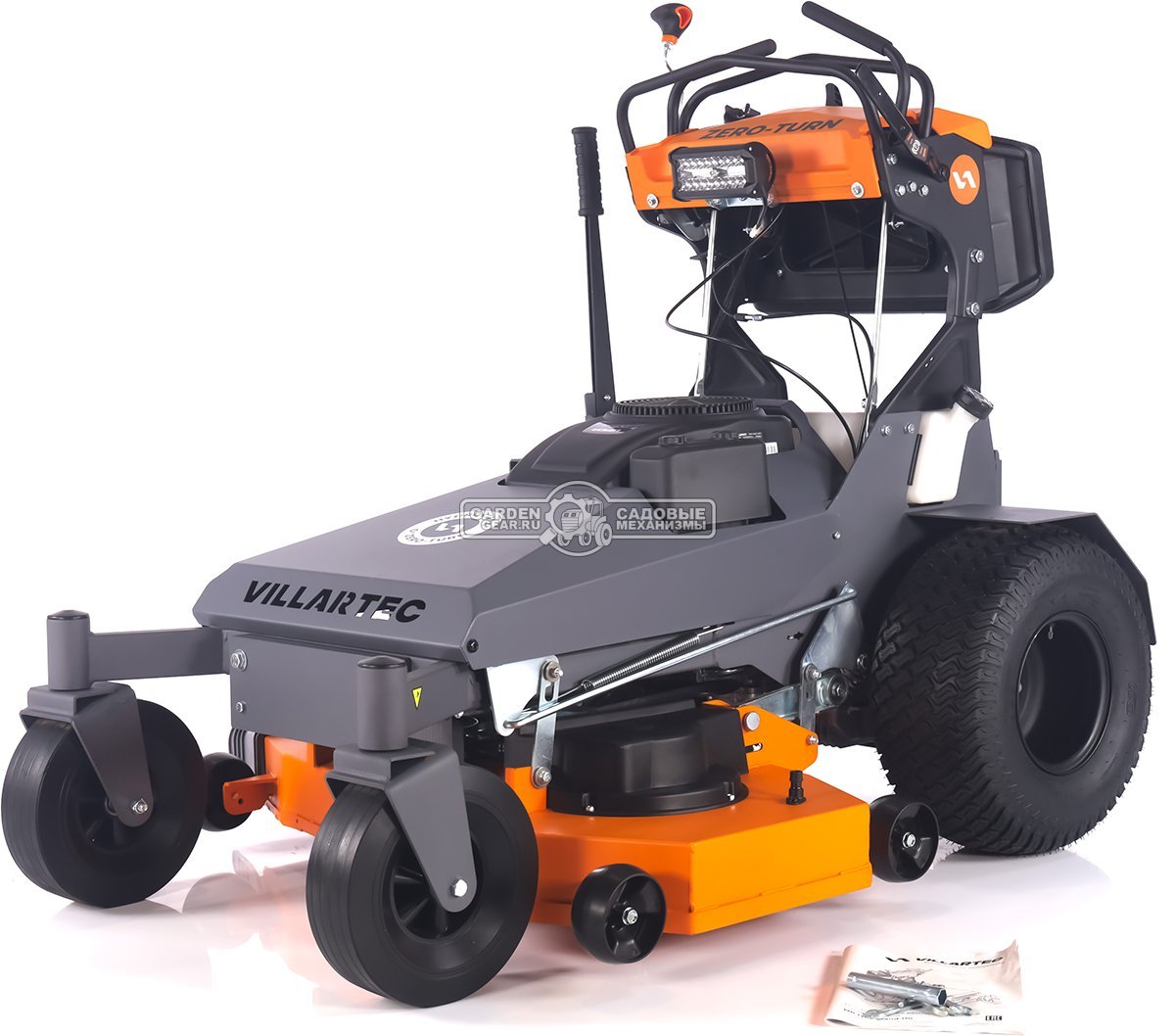 Садовый минирайдер Villartec MR 1700 Stand-On с нулевым радиусом разворота (PRC, Loncin LC1P90A 452 см3, 97 см, боковой выброс, 150 кг)