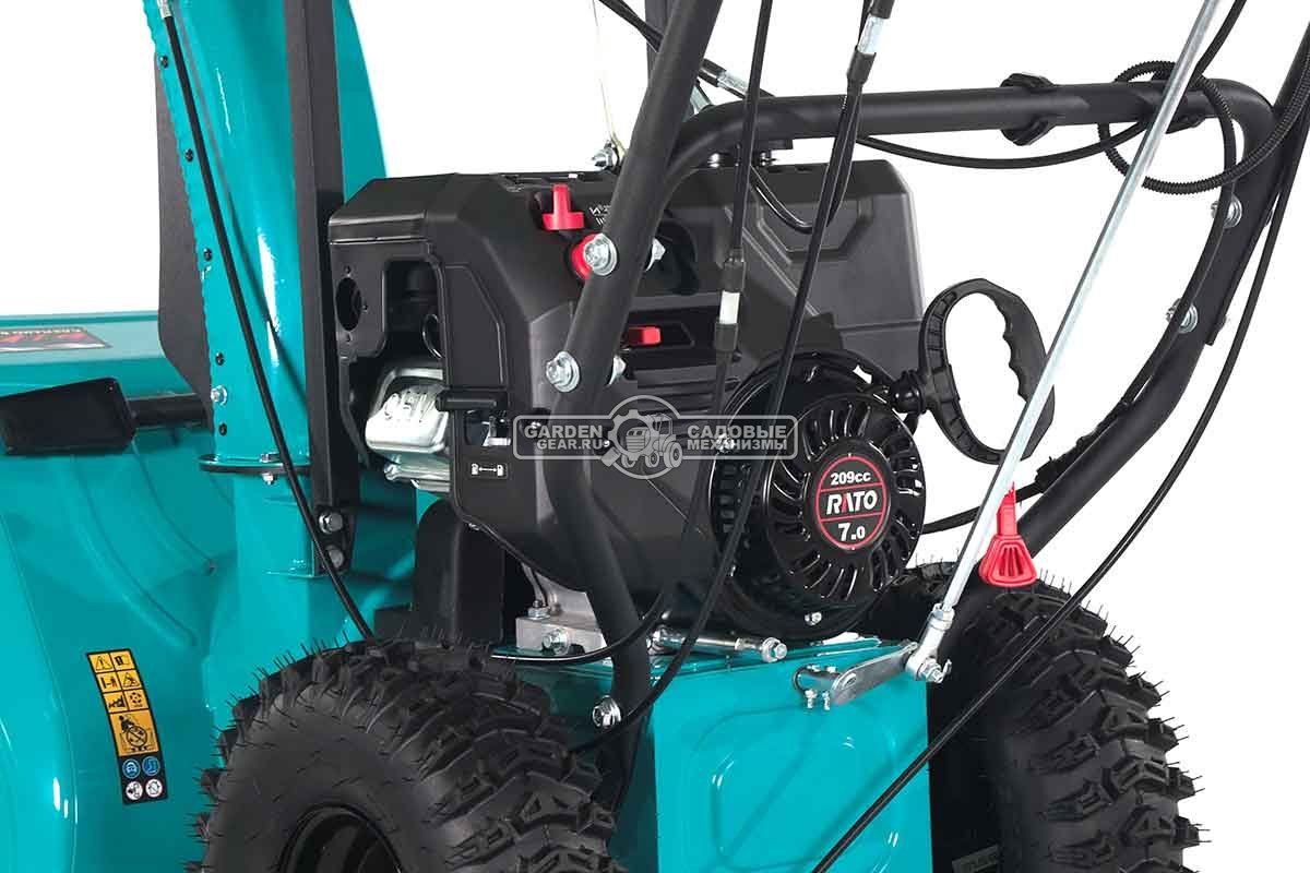 Снегоуборщик Steviman SX-61 (RUS, 61 см, Rato 209 см3, эл/стартер 220В, фара, скорости 6/2, 85 кг)