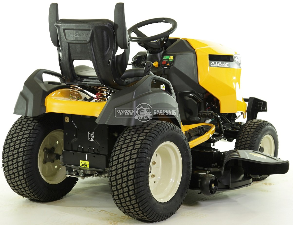 Садовый трактор Cub Cadet XT3 QS127 (USA, Kawasaki, V-Twin, 726 куб.см., гидростатика, боковой выброс, ширина кошения 127 см., 260 кг.)