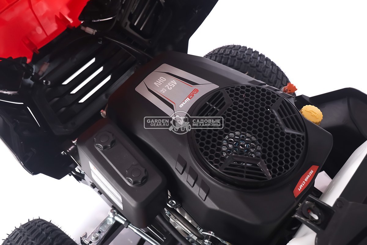 Садовый трактор Evoline TRG 98 H (PRC, Loncin 452 куб.см., гидростатика, ширина кошения 96 см, боковой выброс, 182 кг)