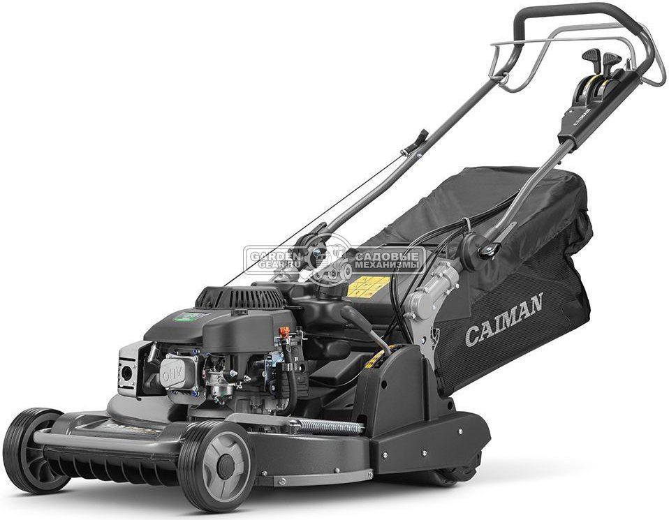 Газонокосилка бензиновая Caiman IXO Prime 58CVR (RUS, 58 см, Caiman Green Engine, 224 см3, алюминий, кардан, 3 в 1, 90 л, 68,3 кг.)