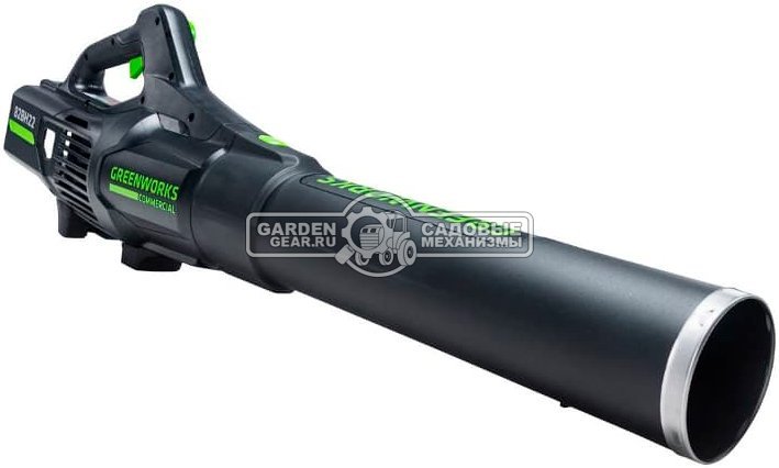 Воздуходувка аккумуляторная GreenWorks GD82ABII с АКБ 5 А/ч и ЗУ (PRC, BL 82В, 225 км/ч, 21.5 м3/мин, 2.6 кг)