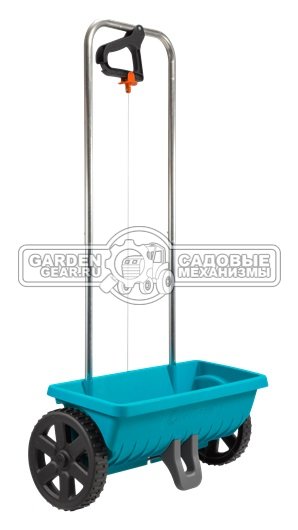 Тележка - сеялка для семян, песка и реагентов Gardena L (ёмкость 12.5 л., ширина 45 см.)