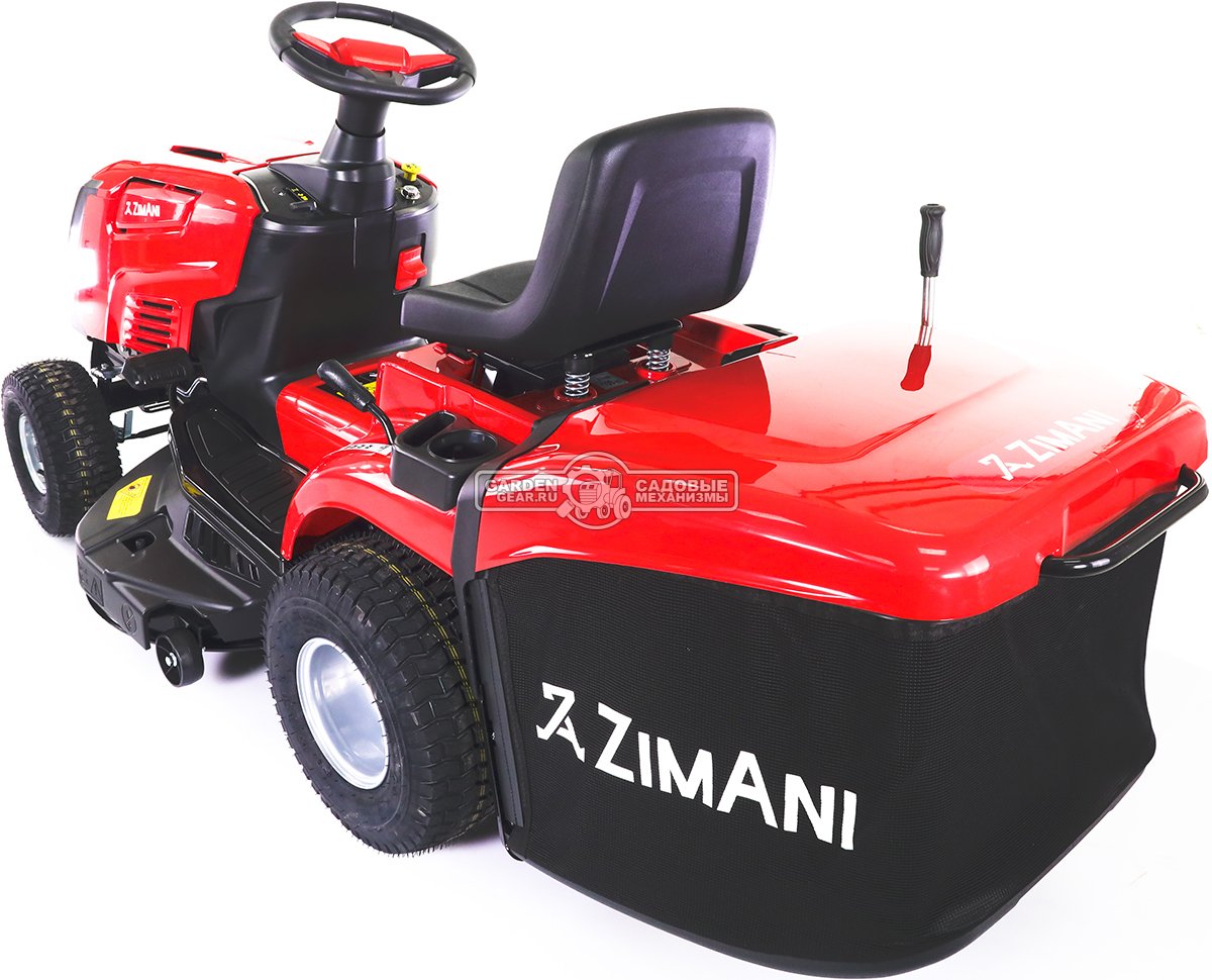 Садовый трактор ZimAni TC102HVD с блокировкой дифференциала (PRC, Loncin LC2P73F, 586 см3, гидростатика, 300 л., шир. кошения 102 см, 196,5 кг)