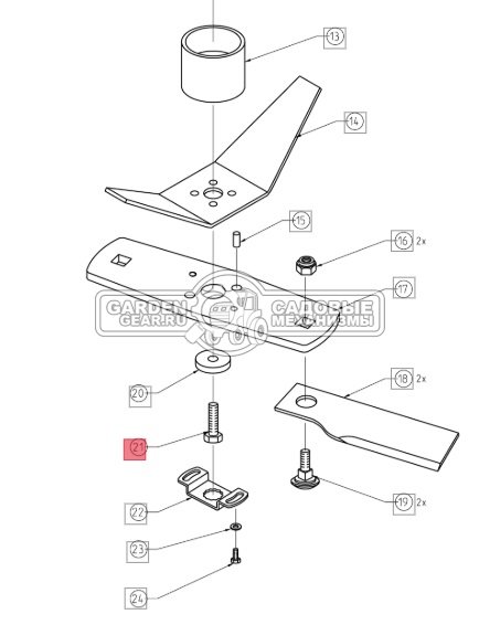Болт SABO SAK10354 M10X30 10.9