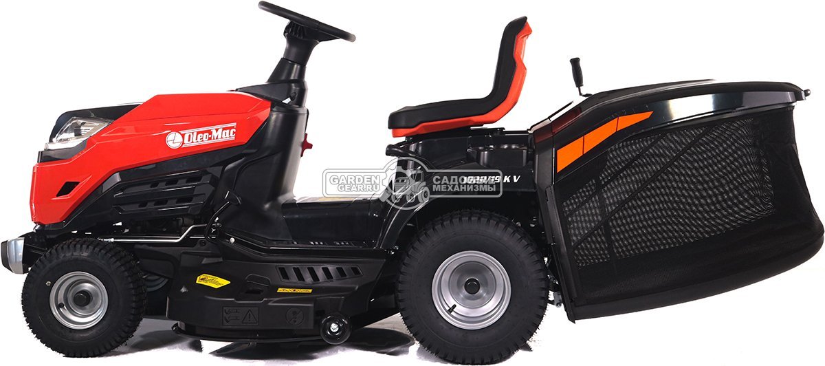 Садовый трактор Oleo-Mac OM 102R/19 KV (PRC, Emak K 1900 V-Twin, 586 см3, 102 см., гидростатика, травосборник 300 л., 198 кг.)